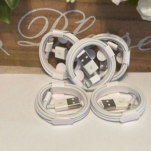 5pcs iPhone usb to lightning charging cables